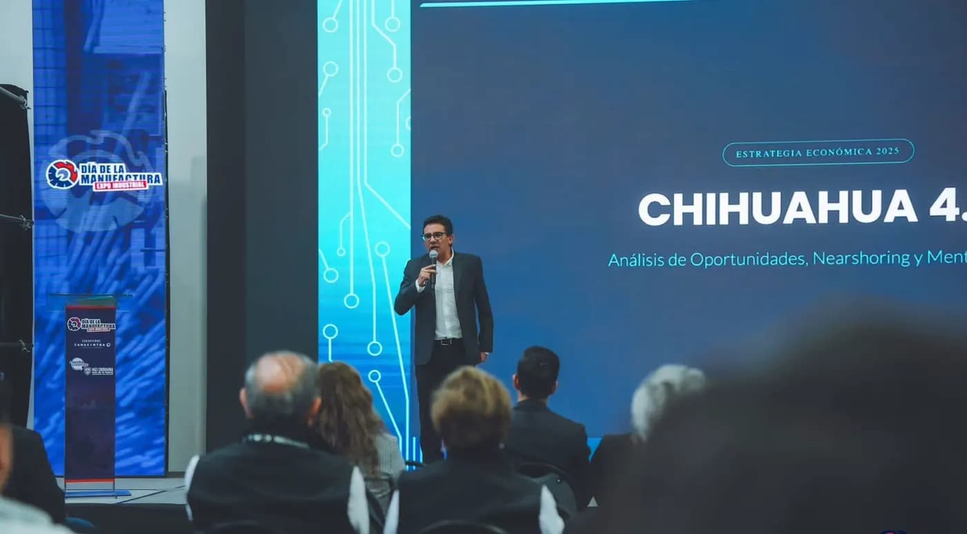 Conferencia del programa de capacitación de CANACINTRA Cd. Cuauhtémoc.